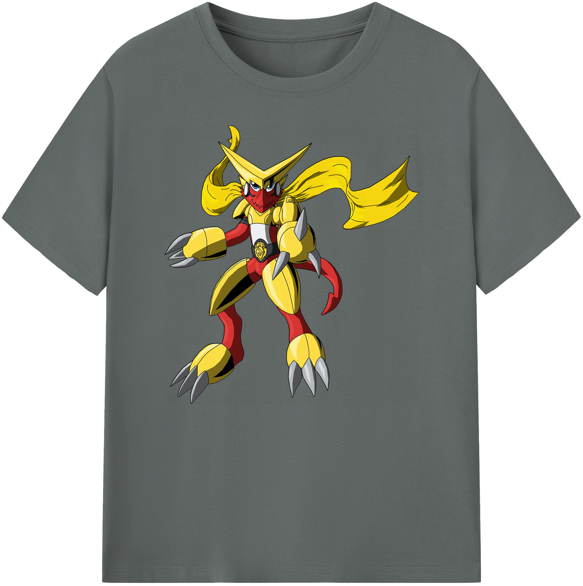 （画像用） Digimon デジタルモンスター/デジモン 綿100％ メンズ半袖Tシャツ｜肌触りやわらか＆通気性